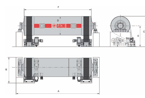especificaciones de molino